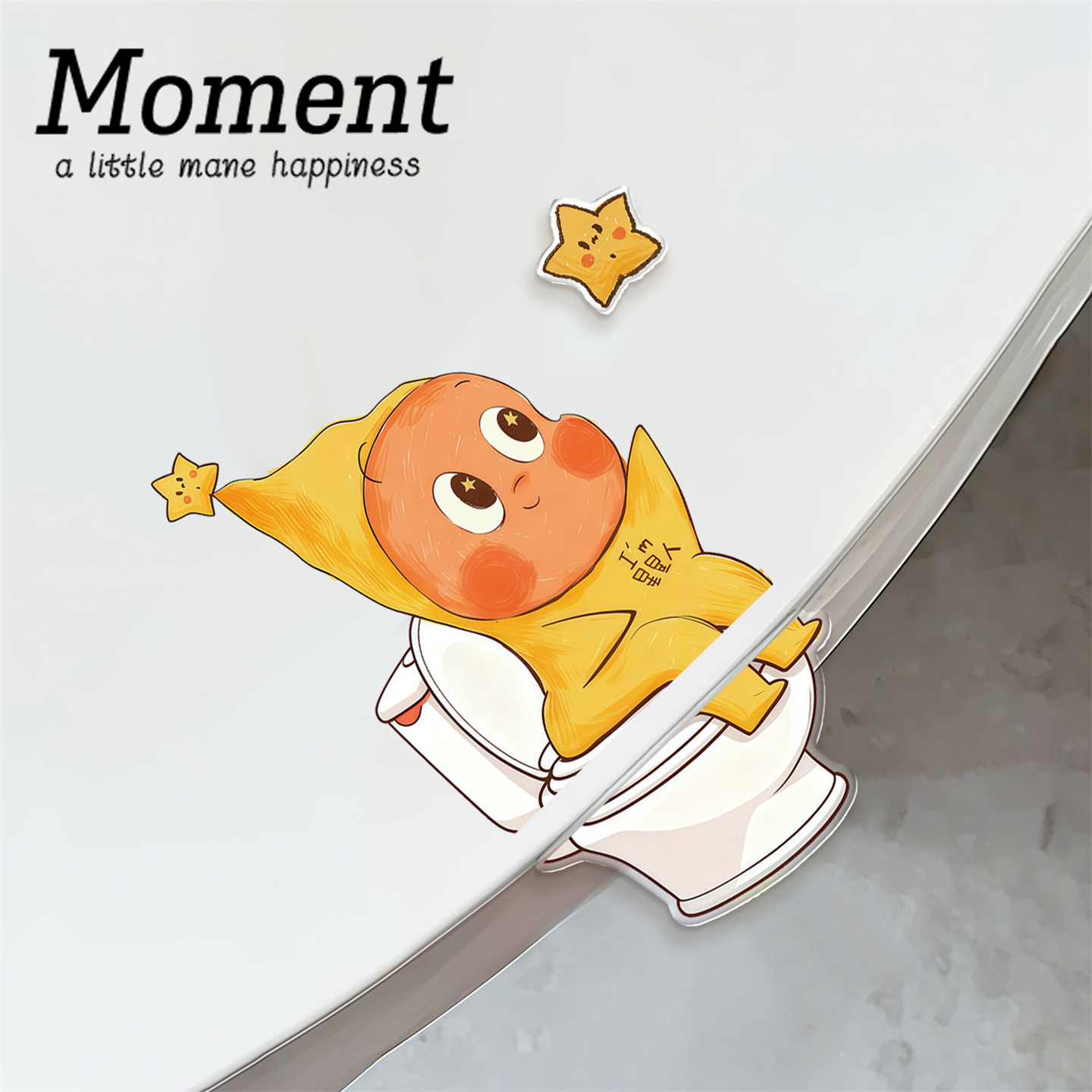 可爱卡通马桶按钮美甲专用卫生间水箱冲水按键通用马桶按压器提盖,淘宝优惠券,粉丝福利购,淘宝优惠卷