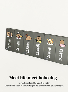 【卡皮巴拉】开关面板标识贴