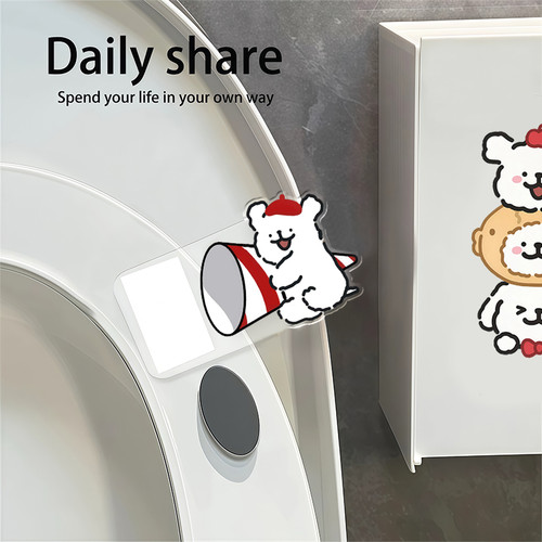 马桶提盖器不脏手亚克力卫生间马桶座圈盖掀开器厕所防脏马桶提手 - 图2