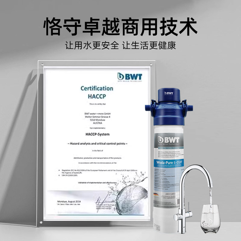 bwt净水器倍世家用厨下式自来水龙头过滤器直饮机滤芯德国超滤机 - 图0