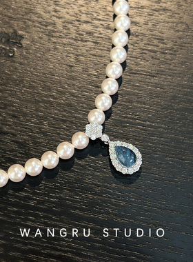 新款银饰珍珠轻奢高级感项链礼物