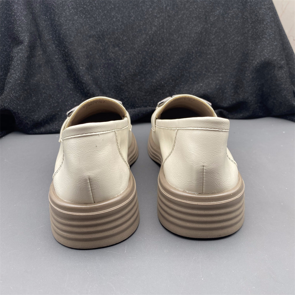 厚底一脚蹬乐福鞋增高配裙子软底防滑气质百搭日常圆头休闲单鞋,淘宝优惠券,粉丝福利购,淘宝优惠卷