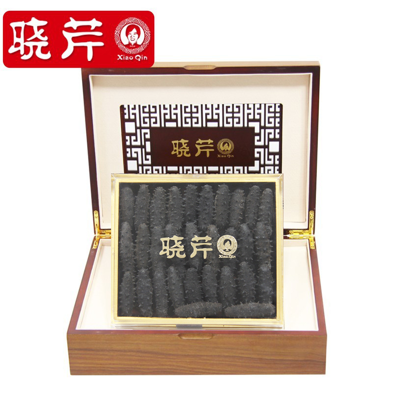 【海参礼盒】晓芹干海参礼盒大连海参500g40-60头辽刺参干货正品-图0