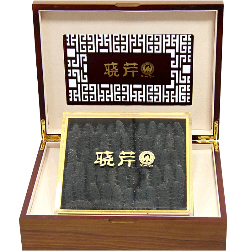 晓芹旗舰店晓芹海参 淡干海参 海参礼盒80-100头 500g 大连海参海参礼盒3
