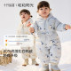 October Crystal Sunshine Down Jacket Baby Jumpsuit Warm Baby Hooded White Duck Down Outdoor Romper Winter