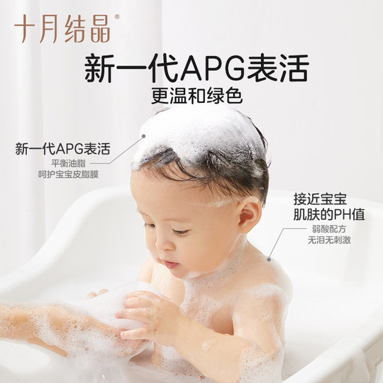 October Crystal Baby Shower Gel Two-in-One