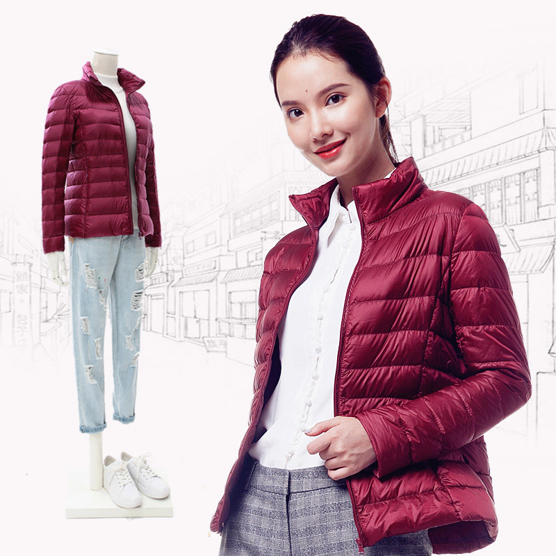鸭鸭2020年新款轻薄薄款短款羽绒服 鸭鸭羽绒服