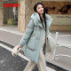 YaYa fashion mid-length hooded down jacket