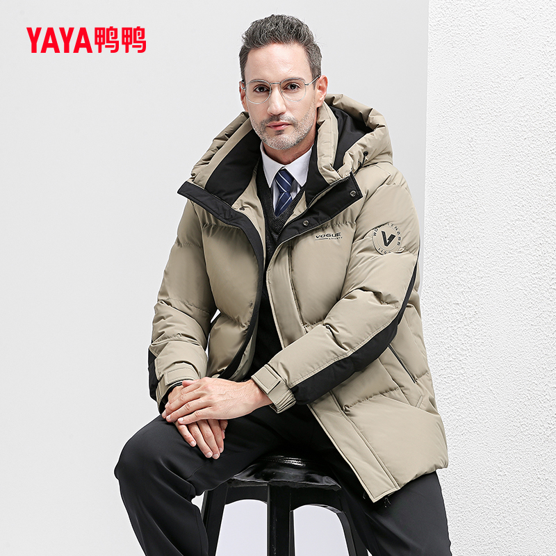 鸭鸭男短款2022年冬季新款c羽绒服 鸭鸭羽绒服