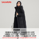 Duck duck down jacket women's long knee-length 2022 winter new loose solid color all-match thickened warm jacket L