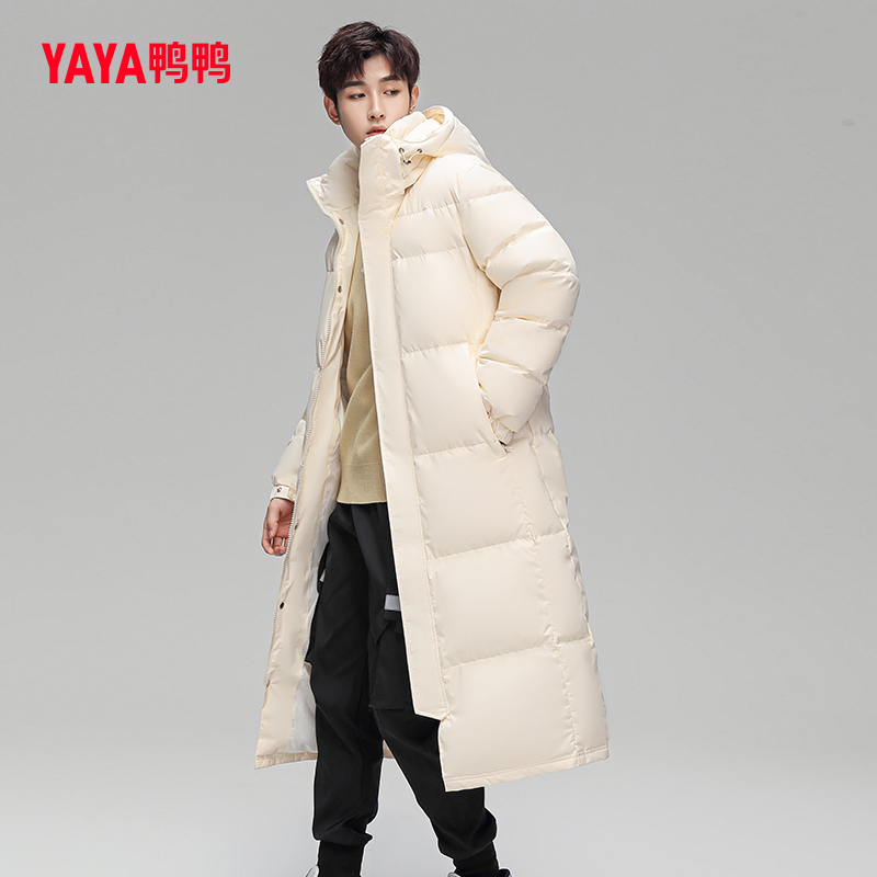 鸭鸭男士2021年冬季新款长款羽绒服 鸭鸭羽绒服