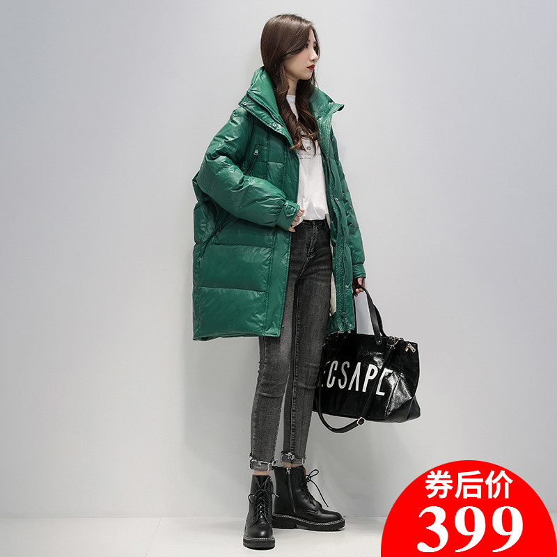 鸭鸭女2020年新款立领休闲羽绒服 鸭鸭羽绒服