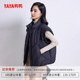 Duck Down Vest Women's 2025 Short Tops