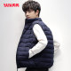 Duck, duck down vest male 2023 winter new light, light slim -fitting light -fitting short warming sports jacket