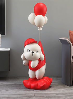 狗客厅大型落地装饰摆件家居饰品电视柜沙发旁边开业乔迁新居礼品