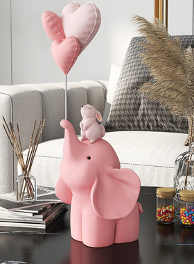 ins小象摆件治愈系客厅电视柜酒柜桌面玄关家居装饰品女生日礼物