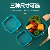 茶花 Двухстарная корзина с двойной растительной корзиной кухня Новая овощная корзина фрукты домохозяйственные фруктовые лоток гостиная чайный стол