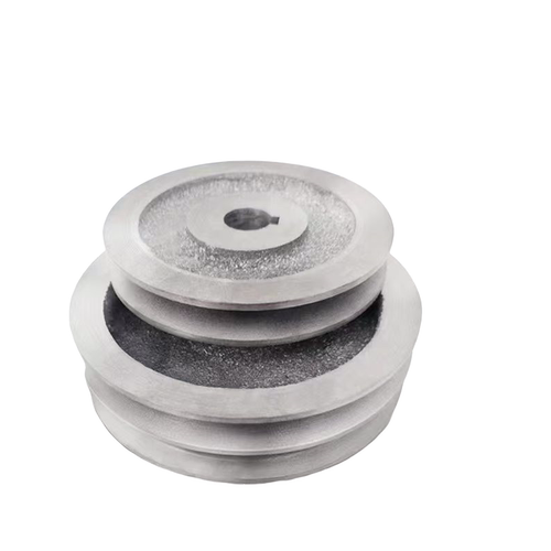 B型双槽皮带轮皮带盘三角皮带轮电机轮铸铁轮110-120-130-140-160 - 图3