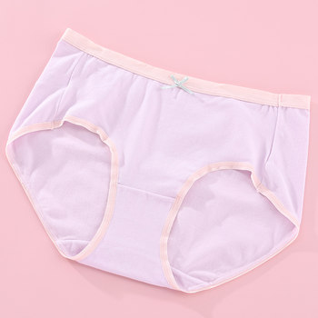 Die Anfen ກາງ waist underwear ແມ່ຍິງຝ້າຍບໍລິສຸດ summer ບາງໄວຫນຸ່ມ floral ເດັກຍິງ bow ຝ້າຍບໍລິສຸດເດັກຍິງສັ້ນ