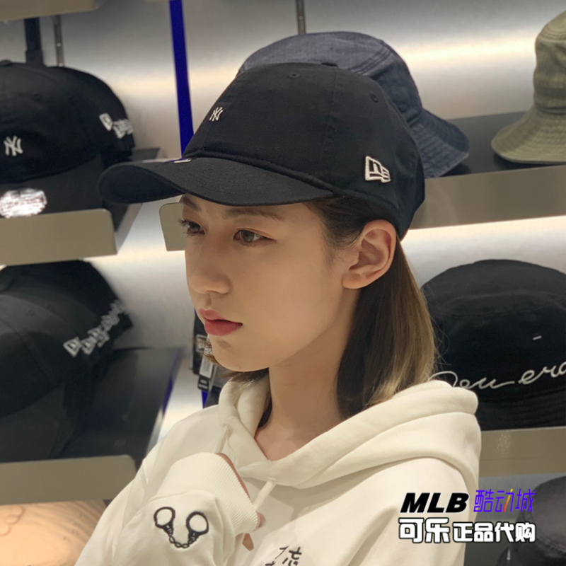 韩国New Era纽亦华鸭舌帽MLB帽子洋基队棒球帽男女940小标运动帽 - 图0