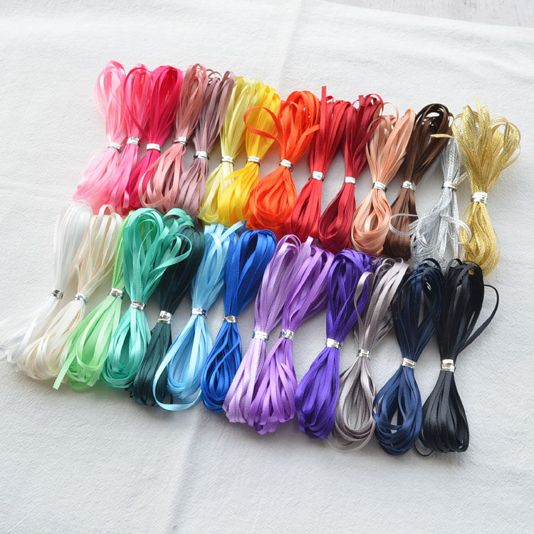 3MM细丝带双面涤纶带彩带包夹子缎带手工发饰头饰DIY饰品配件材料,淘宝优惠券,粉丝福利购,淘宝优惠卷