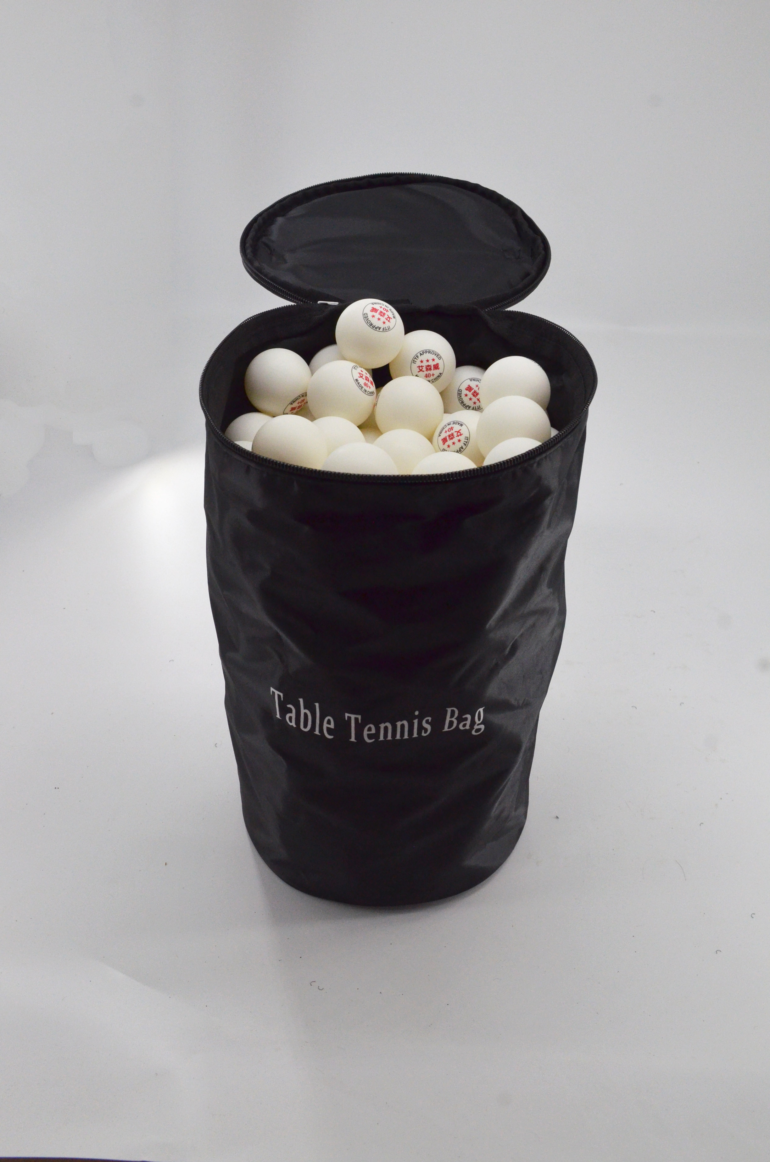 艾森威乒乓球专用防尘收纳袋小球袋便携球包专业多球训练收球包袋 - 图0