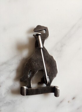 RRL衣酷  Damascus Silver Brooch