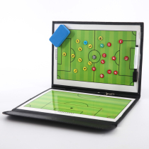  Football Board Tactical Board Football Coaching Board Leather Foldaway Display Board Magnetic with pen nettoyer plate Conductor