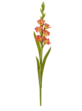 HarborHouse美式家居装饰客厅花艺插花仿真花橙色剑兰Gladiolus