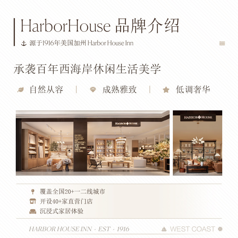 HarborHouse床品套件全棉贡缎三四件套床单被套纯棉高级轻奢Coral