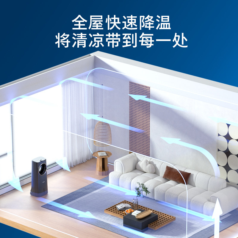 飞利浦冷暖两用冷气加湿家用空调扇 飞利浦空调扇
