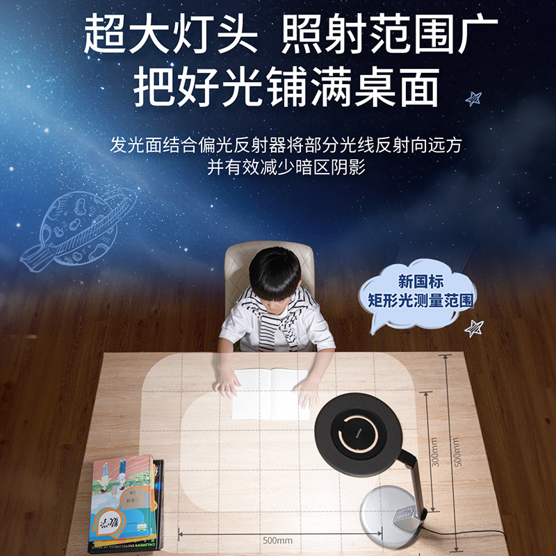 Philips/飞利浦环面独立双光源国AA级无蓝光危害轩坦Pro护眼台灯-图2