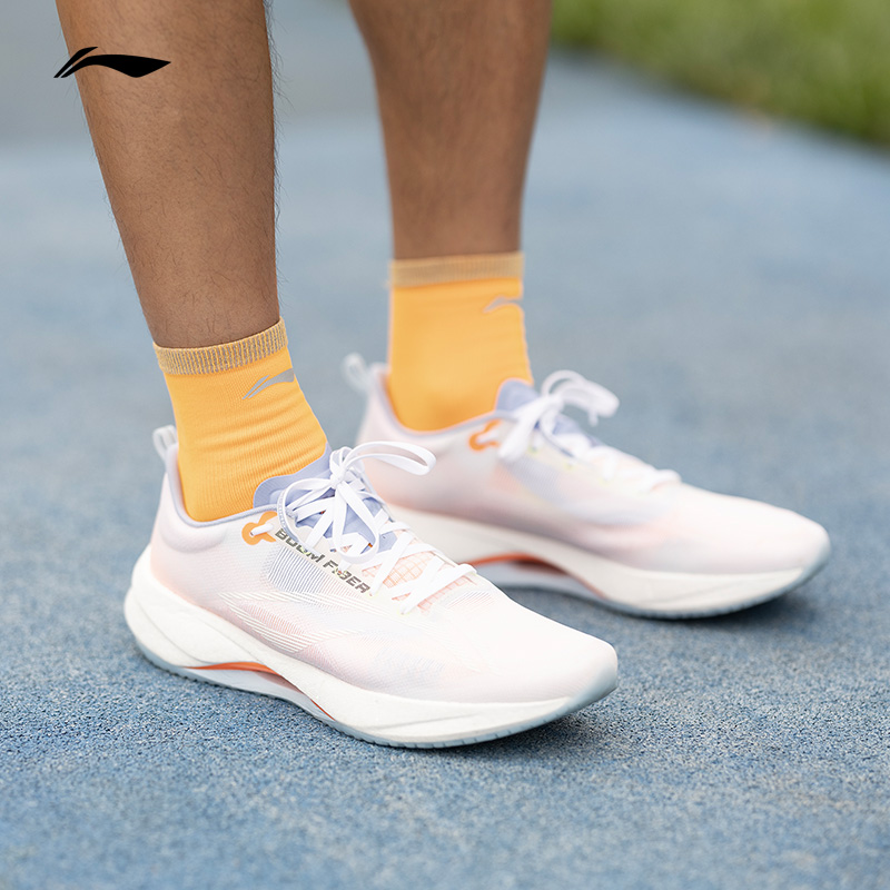 李宁超轻21 | 跑步鞋男女䨻专业中考体育训练减震轻便透气运动鞋