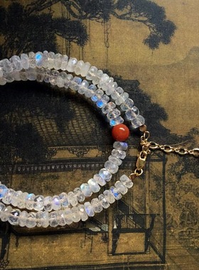 星河切面原创设计风蓝月光石新品