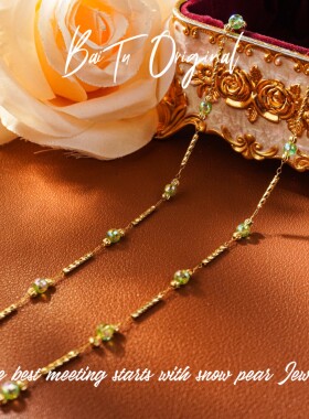 【柏荼】铜合金·轻奢手工 WX0533项链·中长