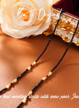 铜合金仿水晶项链 【柏荼】 铜· 轻奢手工 WX0680项链·中长