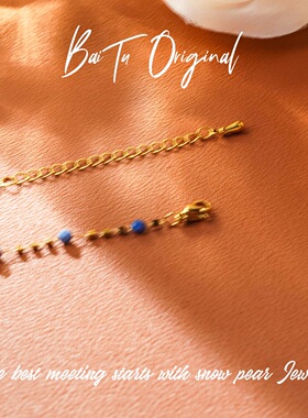 【柏荼】钛钢 原创轻奢设计 WX0285项链·中长