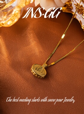 【INS · GG】法式小众原创设计个性简约吊坠轻奢时尚项链X1075