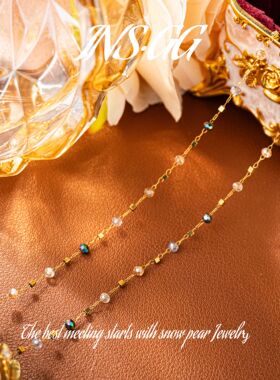 钛钢仿水晶项链【INS · GG】晶小炫晶原创设计LX3020 项链·短链