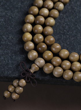 男女奶香木佛珠手串108颗手链