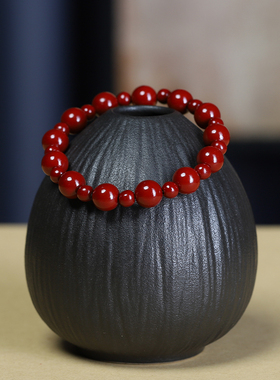 朱砂手串紫金砂男女款精致手链