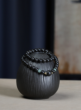 古法中草药合香珠女款双圈手链