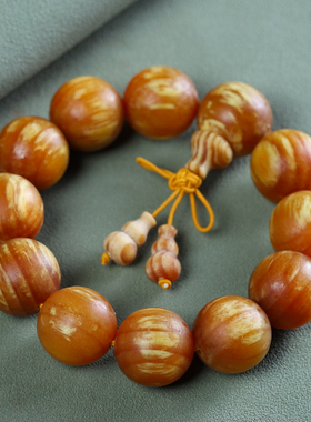 帝王血龙木手串20全透光108手链