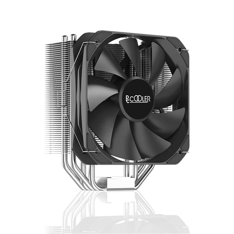 超频三（PCCOOLER）东海K4000 CPU风冷散热器(纯铜镀镍四热管/13C - 图1