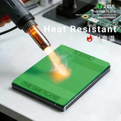 2UUL强磁弧面硅胶植锡台BH12手机维修IP安卓CPU芯片磁性植锡网 - 图0