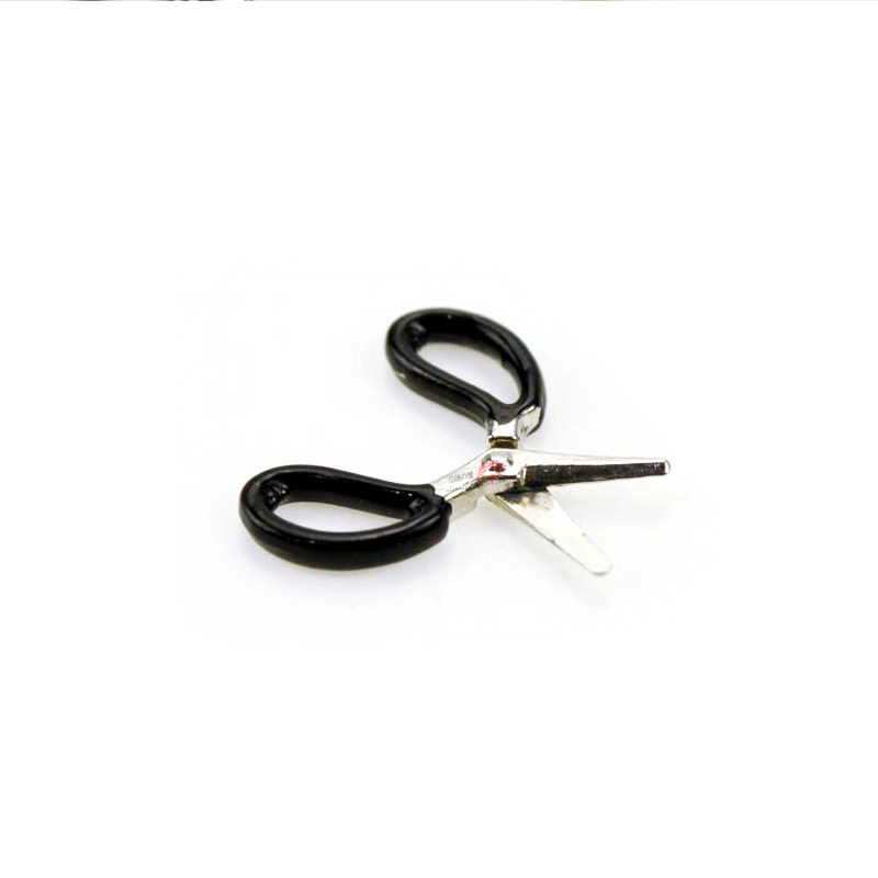 52DOLLHOUSE 微缩食玩场景模型 娃娃屋配件迷你黑色剪刀 H106,淘宝优惠券,粉丝福利购,淘宝优惠卷