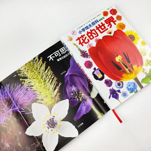 浪花朵朵现货 小学馆大百科 花的世界  7-10岁儿童科普百科自然图鉴植物画册百科类书籍 后浪童书 - 图0