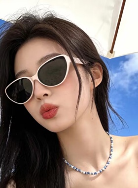 偏光墨镜女士凹造型海边沙滩度假拍照防晒高级感太阳眼镜防紫外线