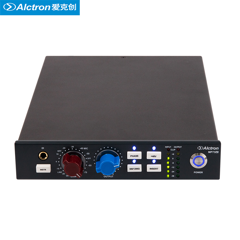 Alctron/爱克创 MP73V2专业单通道麦克风放大器录音室话筒放大器-图1