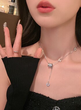 银钛钢项炼珠宝妇女的小腰